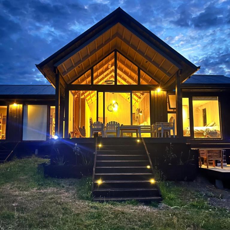 Vista Volcanoes, 10 personas, Patagonia-Ensenada - con HOT TUB - Casa - 10