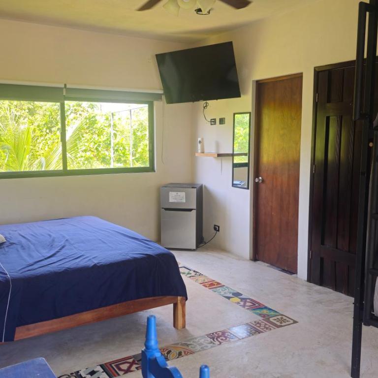 Maui Hostels Tulum - Habitación Cuádruple Deluxe - 1