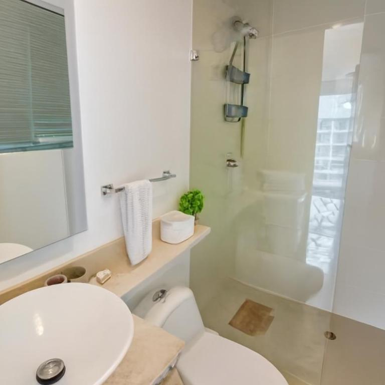 Apartamento de Ensueño!! Sonesta 935 Cartagena Salida Playa Vistas WOW Morros - Two-Bedroom Apartment with Terrace and Sea View - 6