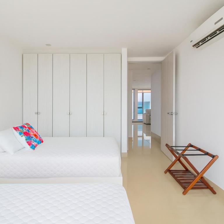 Apartamento de Ensueño!! Sonesta 935 Cartagena Salida Playa Vistas WOW Morros - Two-Bedroom Apartment with Terrace and Sea View - 27