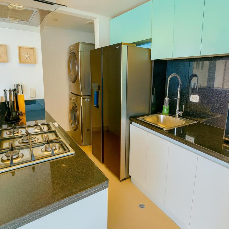 Apartamento de Ensueño!! Sonesta 935 Cartagena Salida Playa Vistas WOW Morros - Two-Bedroom Apartment with Terrace and Sea View - 29