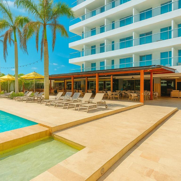 Apartamento de Ensueño!! Sonesta 935 Cartagena Salida Playa Vistas WOW Morros - Two-Bedroom Apartment with Terrace and Sea View - 46