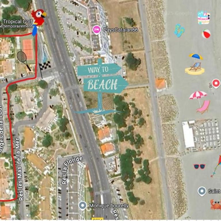 Villa, Famille, Piscine, Tennis, 100m Plage - Villa mit 2 Schlafzimmern - 8