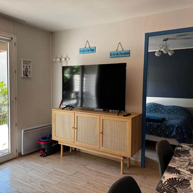 Maisonnette au calme, T3, 6 pers résidence avec piscine et wifi privée proche lac et océan - Maison 2 Chambres - 6