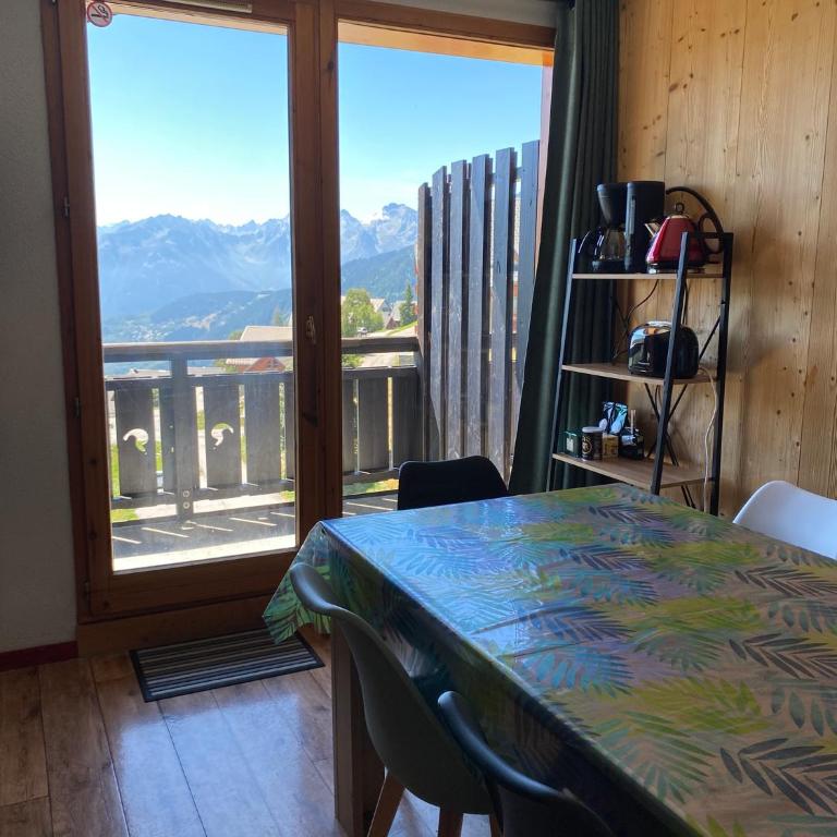 Plein sud, grande pièce de vie, vue imprenable sur les montagnes et parking couvert privé - Appartement 1 Chambre - 2