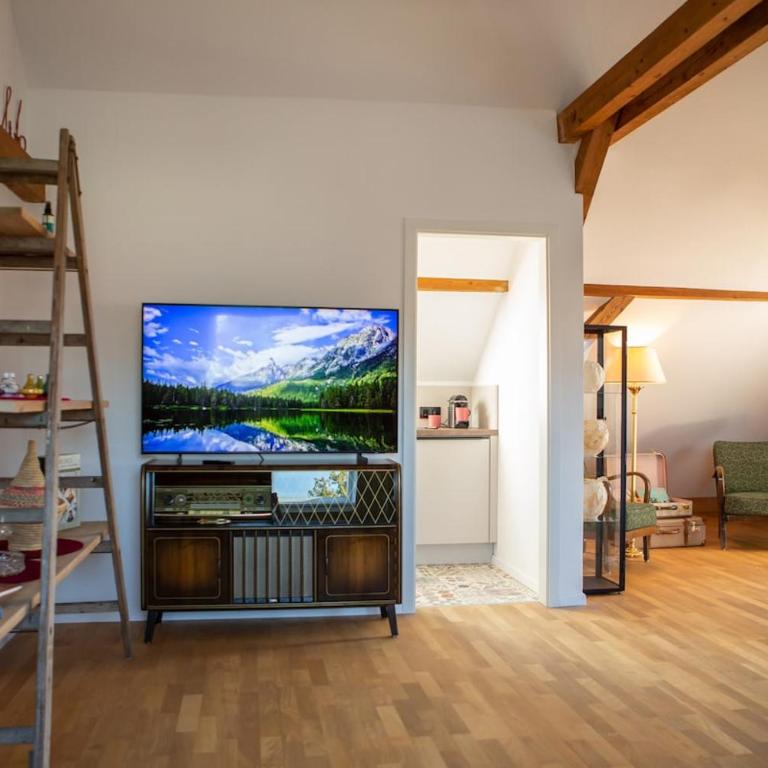 Rooftop Arts&Crafts Apartment, zentral und ruhig, 3 Dachterrassen - One-Bedroom Apartment with Balcony and City View - 9