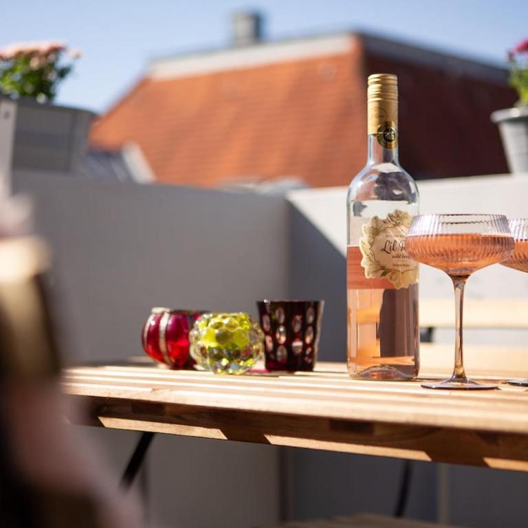 Rooftop Arts&Crafts Apartment, zentral und ruhig, 3 Dachterrassen - One-Bedroom Apartment with Balcony and City View - 19