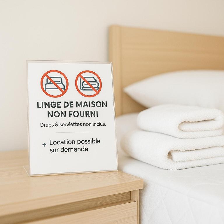 Grand Studio Tout Confort pour 3 personnes Linge en option - Familienstudio - 30