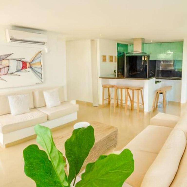 Extraordinario!! Salida Directa Playa Cartagena Morros - Two-Bedroom Apartment - 12