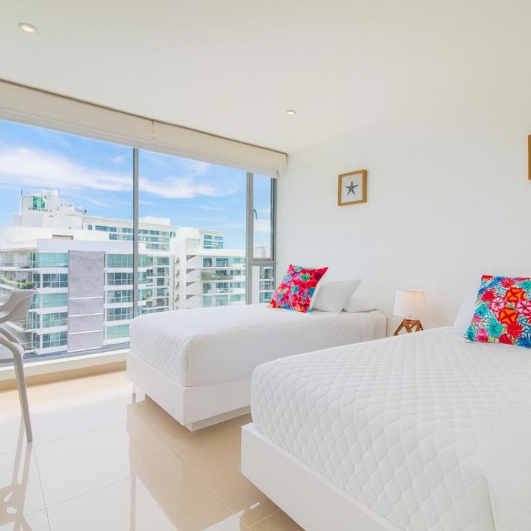 Extraordinario!! Salida Directa Playa Cartagena Morros - Two-Bedroom Apartment - 23