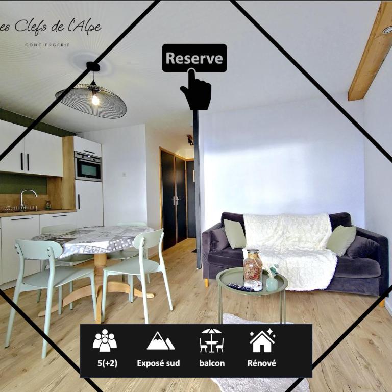 Nouveau ! Studio rénové design - Appartement 2 Chambres - 1