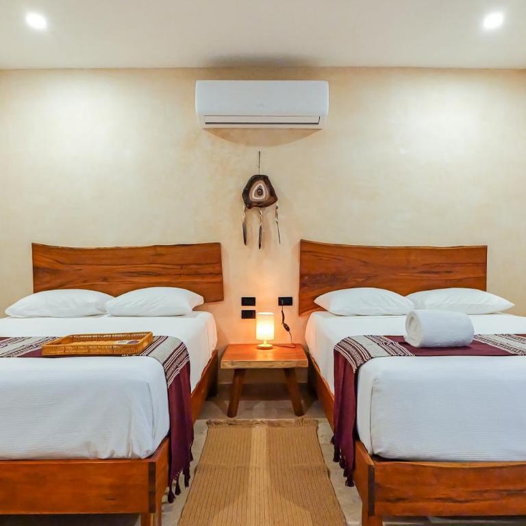 Calea Tulum Boutique Hotel - Habitación Doble Deluxe - 2 camas dobles - 1