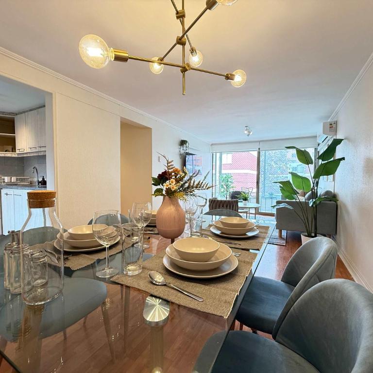 HOM I A pasos Metro InésDeSuárez 4PAX, Providencia MPD31 - Apartment - 2