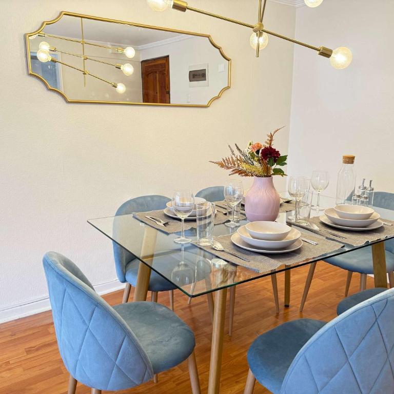 HOM I A pasos Metro InésDeSuárez 4PAX, Providencia MPD31 - Apartment - 56