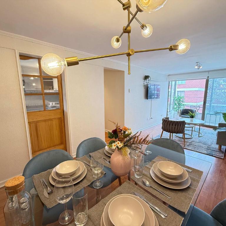 HOM I A pasos Metro InésDeSuárez 4PAX, Providencia MPD31 - Apartment - 67
