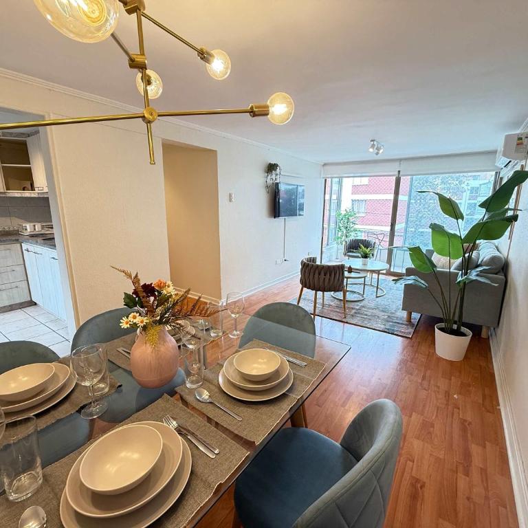 HOM I A pasos Metro InésDeSuárez 4PAX, Providencia MPD31 - Apartment - 71