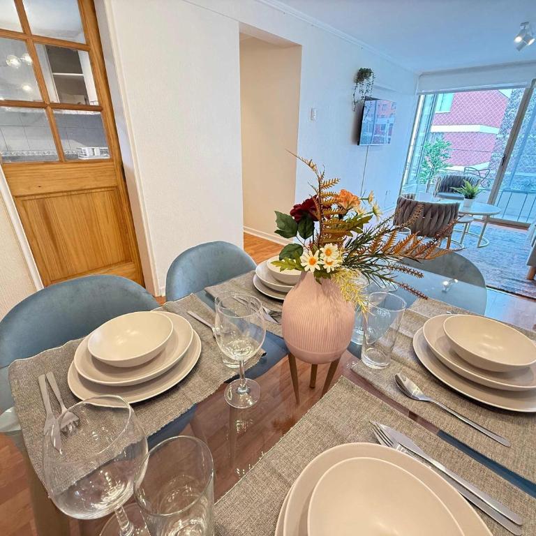 HOM I A pasos Metro InésDeSuárez 4PAX, Providencia MPD31 - Apartment - 79