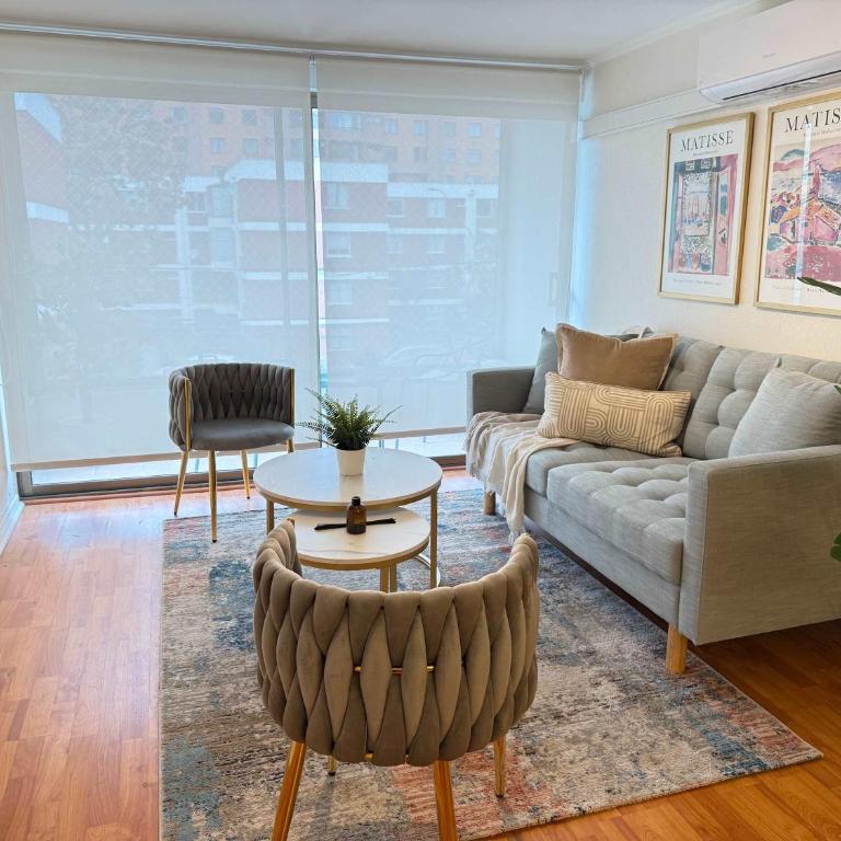 HOM I A pasos Metro InésDeSuárez 4PAX, Providencia MPD31 - Apartment - 83
