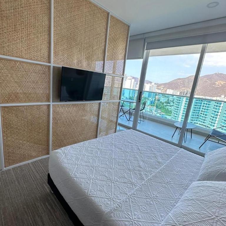 The pearl of Santa Marta, Caribbean Sea view - Apartamento de 1 dormitorio con vistas al mar - 3