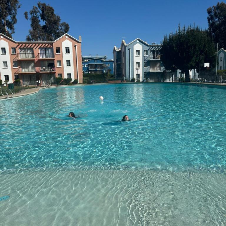 Algarrobo descanso junto al mar - Two-Bedroom Apartment with Pool View - 14