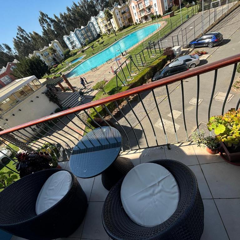 Algarrobo descanso junto al mar - Two-Bedroom Apartment with Pool View - 26