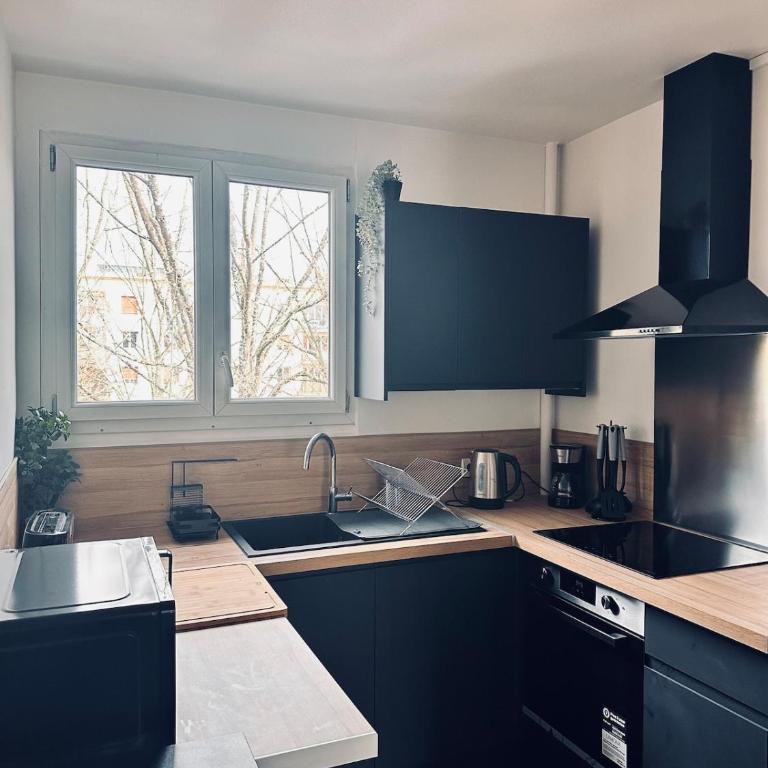 Appartement Cozy sur Rouen - Apartment mit 2 Schlafzimmern und Balkon - 17