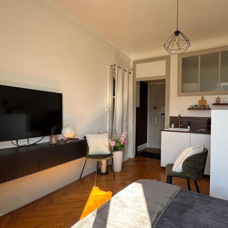 Charmant studio avec vue et WiFi à Aix-les-Bains - FR-1-555-119 - Studio - 15