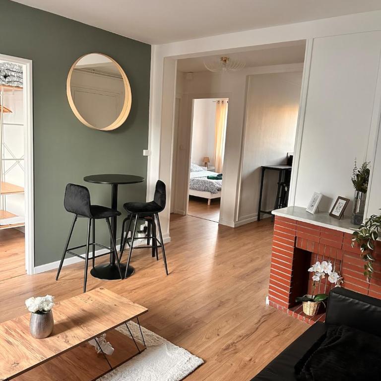 Appartement Cozy sur Rouen - Apartment mit 2 Schlafzimmern und Balkon - 7