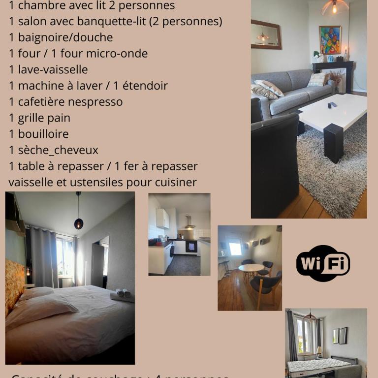 Résidence Leclerc - Appartements d'hôtes - Secteur thermal - Appartement 1 Chambre - 1