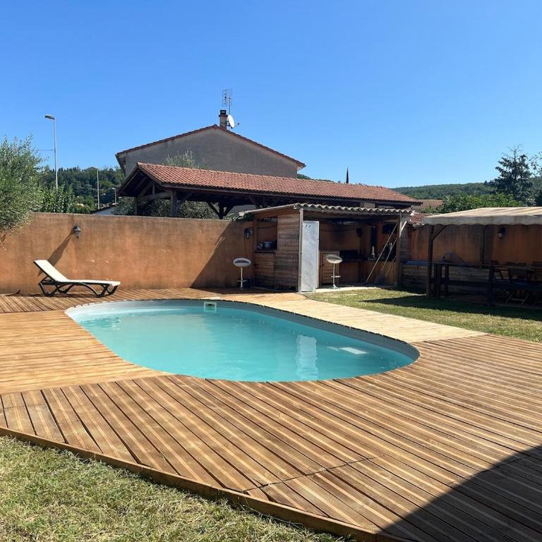 La maison de Claude avec terrasse et piscine - Villa 3 Chambres - 6