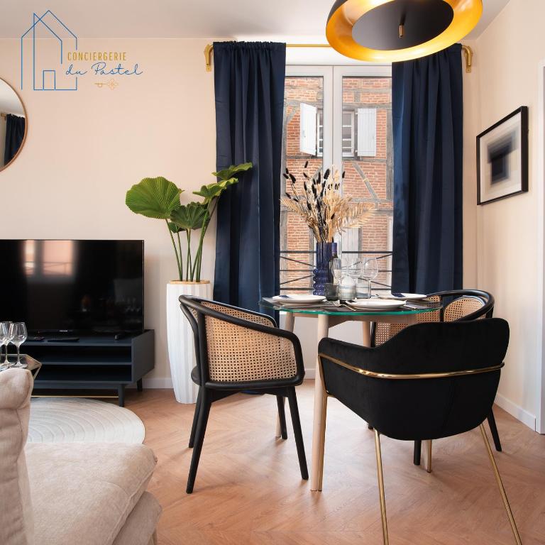 AU XV Sainte Cécile T2 Art Déco - Apartment mit 1 Schlafzimmer - 11