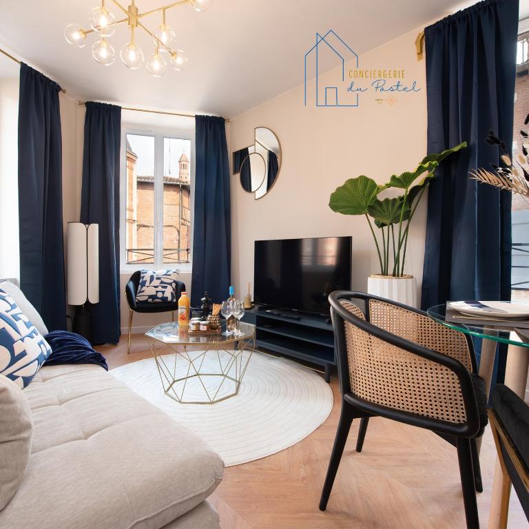 AU XV Sainte Cécile T2 Art Déco - Apartment mit 1 Schlafzimmer - 13