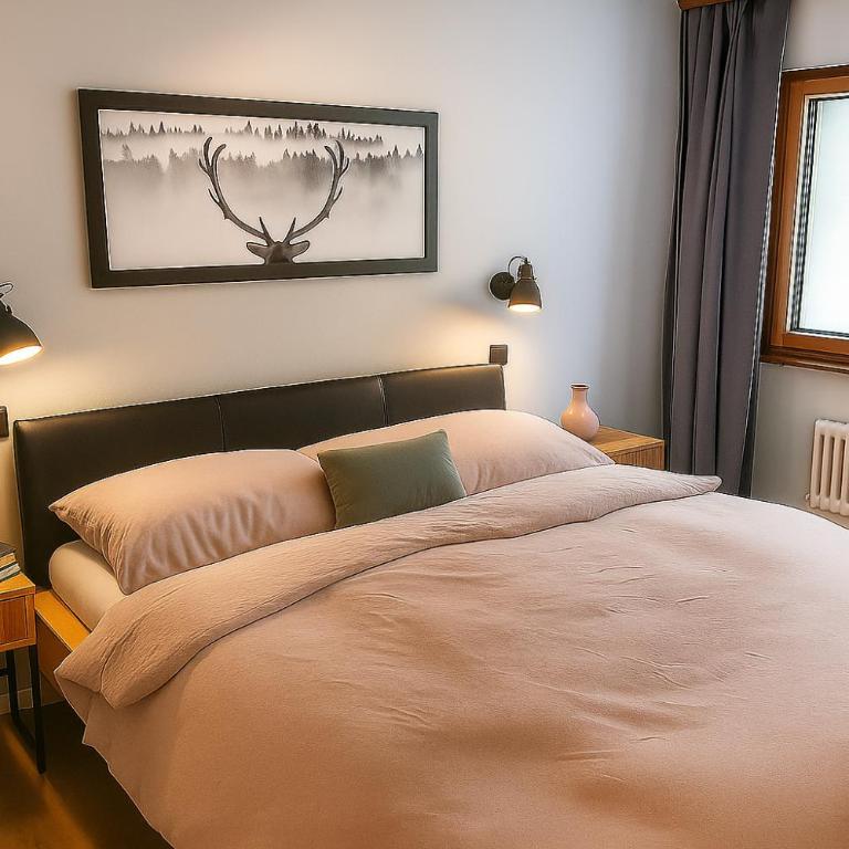 Ambiente Appartement C2 - moderne Ferienwohnung mit Terrasse in Leukerbad - Apartment mit 1 Schlafzimmer und Terrasse - 2