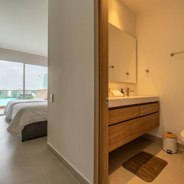 Baia Crystal Luxury Stay - Penthouse Vista a la Laguna - Apartamento de 2 dormitorios con balcón - 17