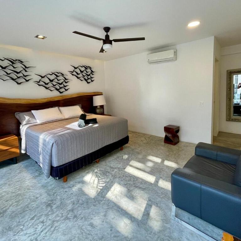 Exclusivo 3 Hab, Terraza Privada, Alberca y Asador - Three-Bedroom Apartment - 13