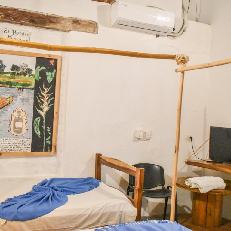 Hostel Pueblito Magico Mompós - Triple Room with Private Bathroom - 19