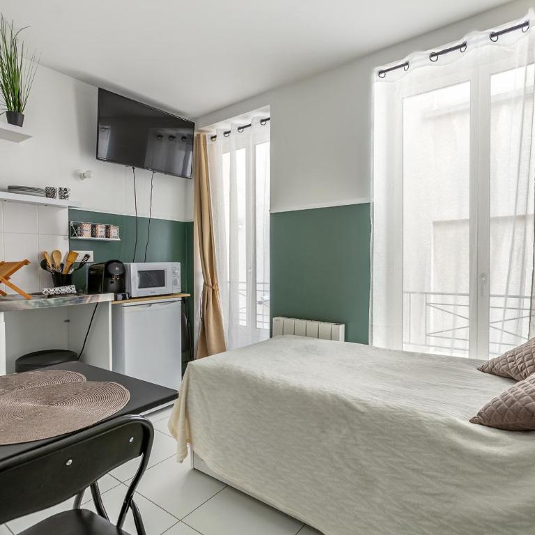Studio Paradis Vert Gare du Nord - Appartement 1 Chambre - 10