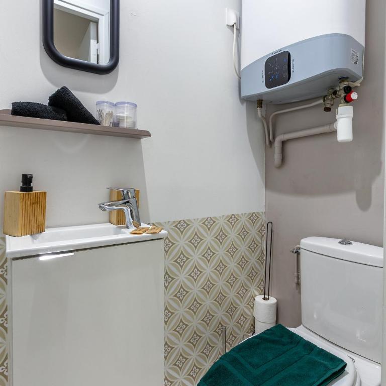 Studio Paradis Vert Gare du Nord - Appartement 1 Chambre - 8