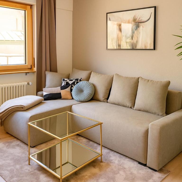 Ambiente Appartement C2 - moderne Ferienwohnung mit Terrasse in Leukerbad - Apartment mit 1 Schlafzimmer und Terrasse - 11
