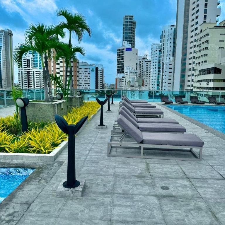 22F Infinitum Apartamento en Bocagrande vista al mar - Apartamento de 1 dormitorio - 24