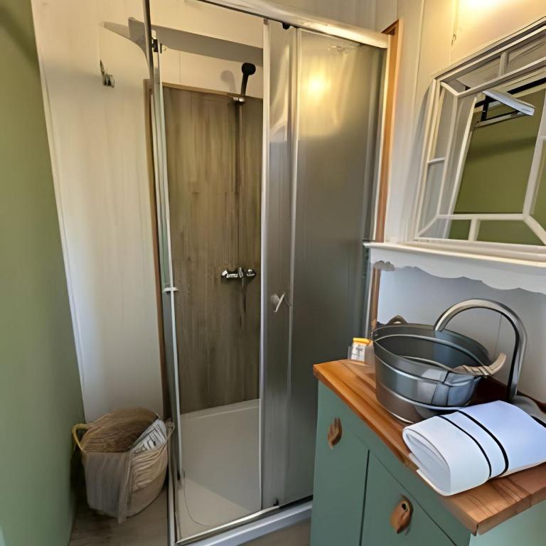 Tiny House privada con deck, calefacción y vista a la montaña - Chalet de 1 dormitorio - 18