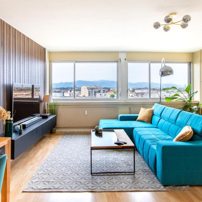 Nouveau - Vue panoramique Vosges - 90m moderne et Cocoon - Parking et Netflix - Apartamento de 2 dormitorios - 1