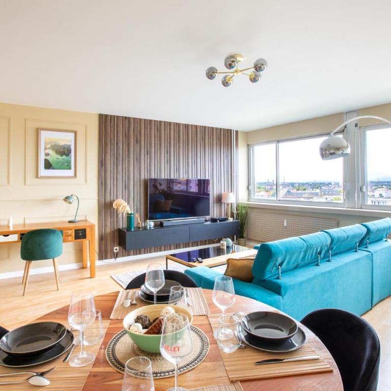 Nouveau - Vue panoramique Vosges - 90m moderne et Cocoon - Parking et Netflix - Apartamento de 2 dormitorios - 19
