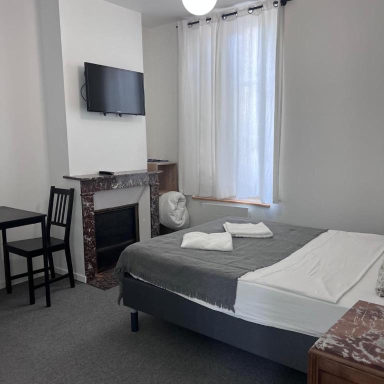 VILLA VLAS - Chambre d'Hôte - Limoges - Chambre Double avec Salle de Bains Privative - 6