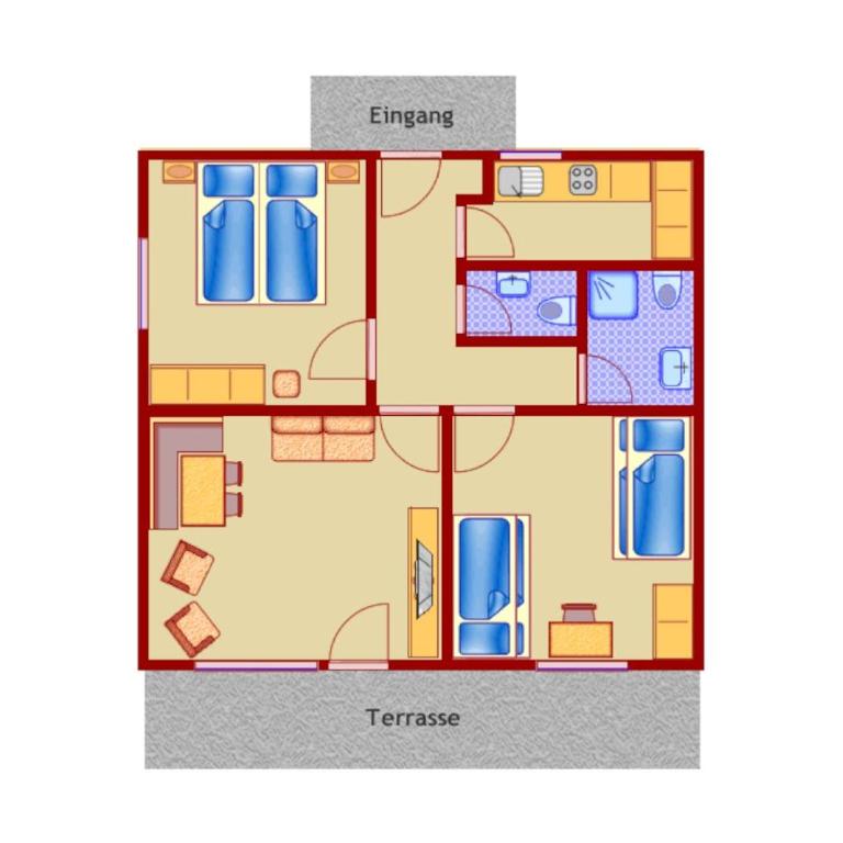 Ferienhaus Wieselweg im Feriendorf Reichenbach 16 - Haus mit 2 Schlafzimmern - 39