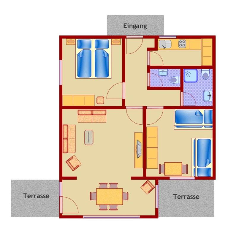Ferienhaus Wieselweg im Feriendorf Reichenbach 7 - Haus mit 2 Schlafzimmern - 12