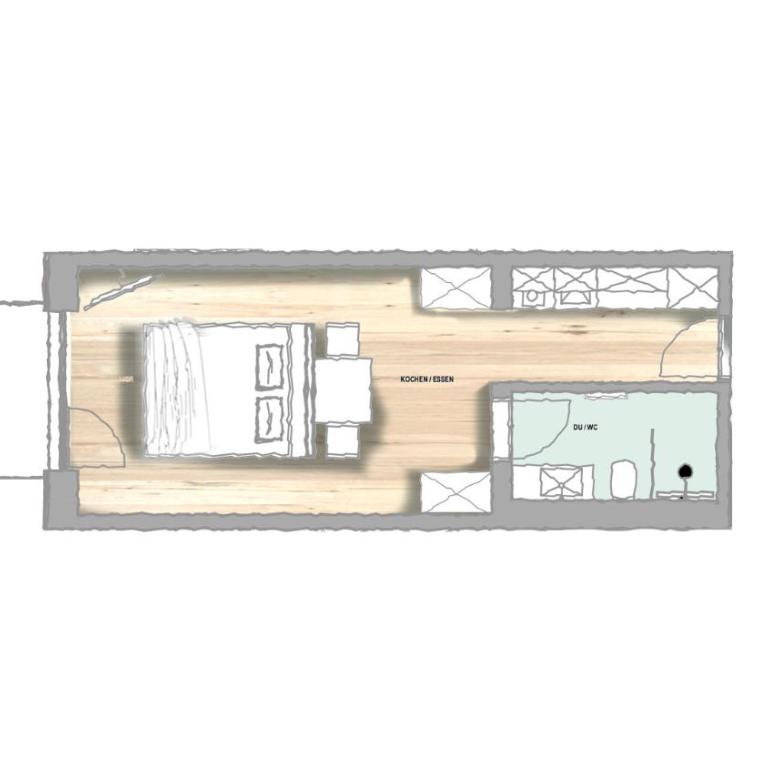 Appartement Chesa Monte - Apartment mit Blick auf die Berge - 12