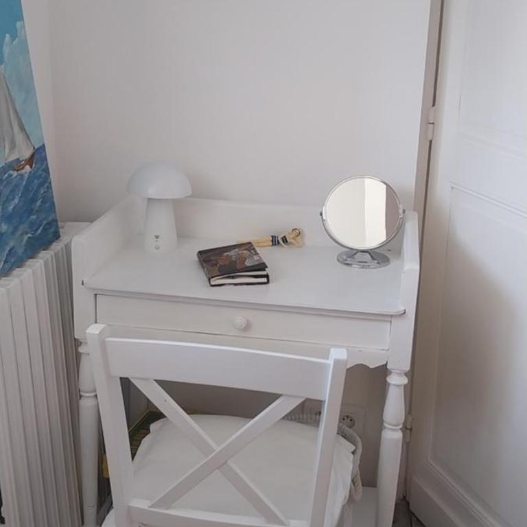 Chambre bleue avec accès plage - Chambre Double - 5