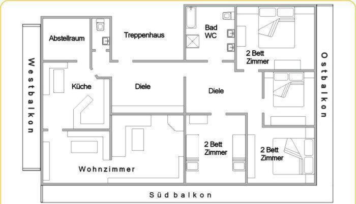 Appartementhaus Sporthotel Mölltal - Appartamento con 4 Camere da Letto - 6