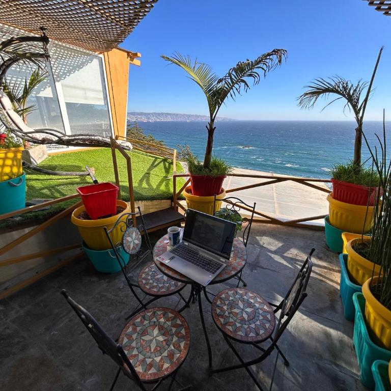 Pacificsunset Reñaca - Apartamento 1 dormitorio con vistas al mar y terraza - 49